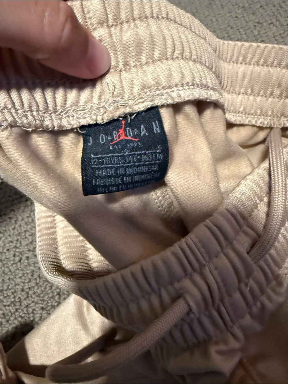 Jordan Kids Tan Jumpman Joggers